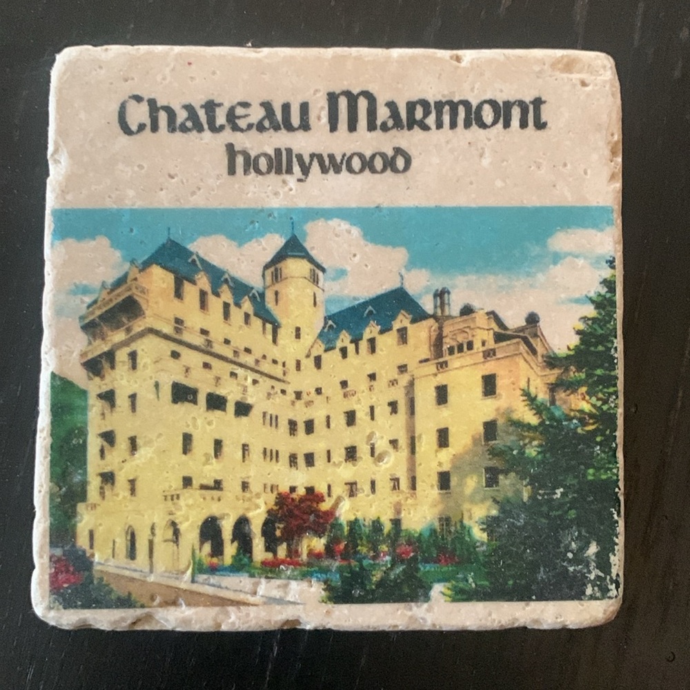 “Vintage” look Chateau Marmont
travertine gift coasters. - Picture 5 of 5